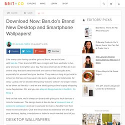 Download Now: Ban.do’s Brand New Desktop and Smartphone Wallpapers!