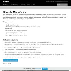 Bridge for Mac