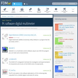 Download pc software digital multimeter for free (Windows)