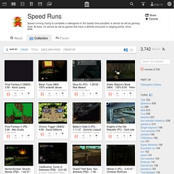 Speed Runs : Free Movies : Download & Streaming : Internet Archive
