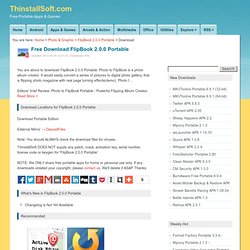 Download FlipBook 2.0.0 Portable - ThinstallSoft.com
