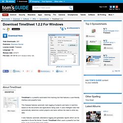 Download TimeSheet 1.2.2 (Free) for Windows