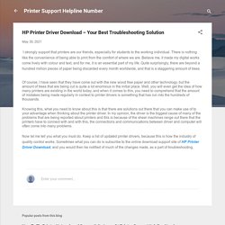 HP Printer Driver Download – Your Best Troubleshooting Solution