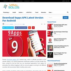 Download 9apps APK Latest Version For Android