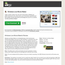 Download Windows Live Movie Maker Free
