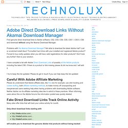 Adobe Direct Download Links Without Akamai Download Manager