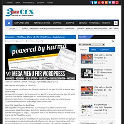 PBK Mega Menu v2.0 for WordPress - CodeCanyon