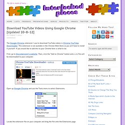 Download YouTube Videos Using Google Chrome [Updated 10-8-12] - Interlocked Pieces