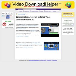 DownloadHelper - Media download Firefox extension