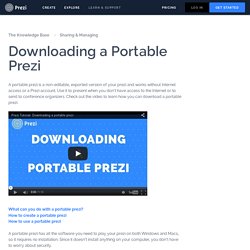 Download a Portable Prezi for presenting