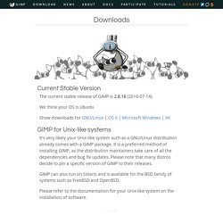 Gimp - Downloads