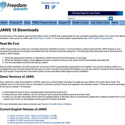 JAWS 13 Downloads