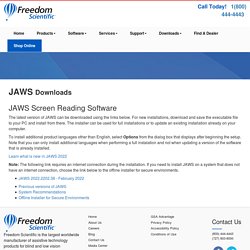 Downloads: JAWS