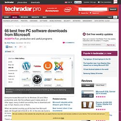 48 best free software downloads from Microsoft