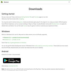 Downloads - Minetest