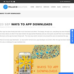 Ways to App Downloads