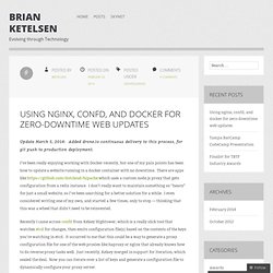 Using nginx, confd, and docker for zero-downtime web updates