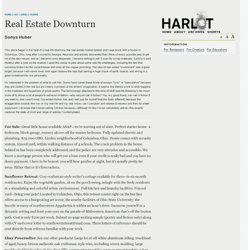 Real Estate Downturn