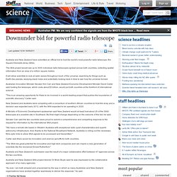 Downunder bid for powerful radio telescope