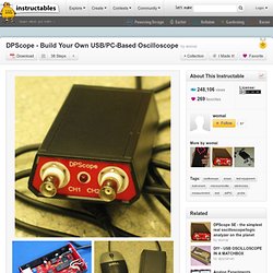 DPScope - Build Your Own USB/PC-Based Oscilloscope