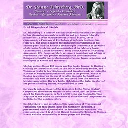 Dr. Jeanne Achterberg