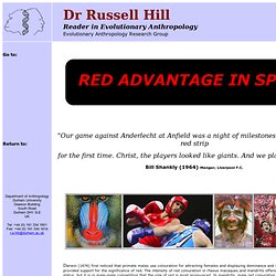 Dr Russell Hill Research