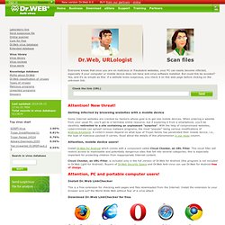 Dr.Web - innovation anti-virus security technologies. Comprehensive protection from Internet threats.