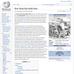 New York City draft riots