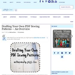 Drafting Your Own PDF Sewing Patterns - An Overview