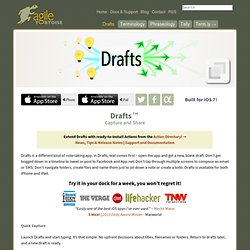 Drafts - Agile Tortoise