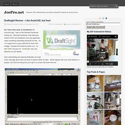 Draftsight Review - Like AutoCAD, but free!