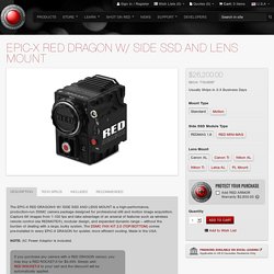 EPIC-X RED DRAGON W/ SIDE SSD AND LENS MOUNT