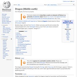 Dragon (Middle-earth)