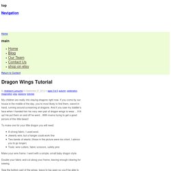 Dragon Wings Tutorial