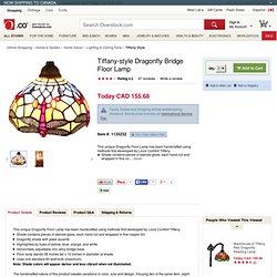 Tiffany-style Dragonfly Bridge Floor Lamp
