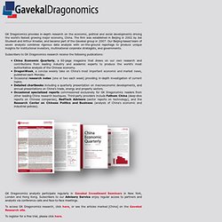 Dragonomics - Comprehensive macro research on China