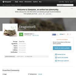 Dragonwell Tea by Teavana