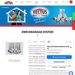 Best SWR Pipes & Fittings from Vectus