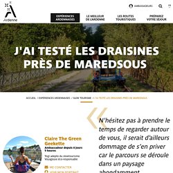 J'ai testé les draisines près de Maredsous
