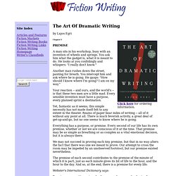 The Art Of Dramatic Writing