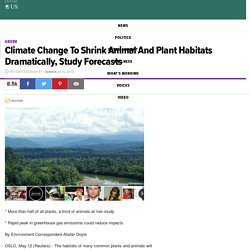 Climate Change To Shrink Animal And Plant Habitats Dramatically, Study Forecasts