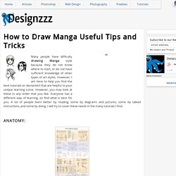 How to Draw Manga Useful Tips and Tricks