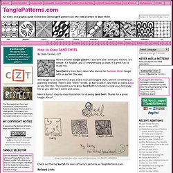 How to draw SAND SWIRL