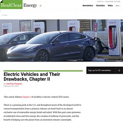 Electric Vehicles and Their Drawbacks, Chapter II