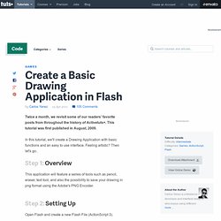 Create a Basic Drawing Application in Flash