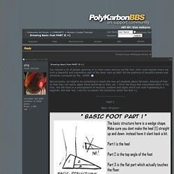 Drawing Basic Feet PART II =] - Polykarbon Art Forum