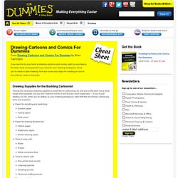 Drawing Cartoons and Comics For Dummies Cheat Sheet