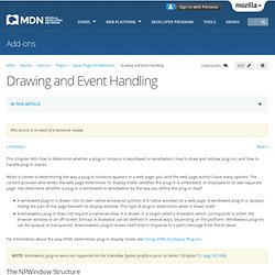 Drawing and Event Handling - MDC