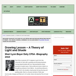 Drawing Lesson - A Theory of Light and Shade
