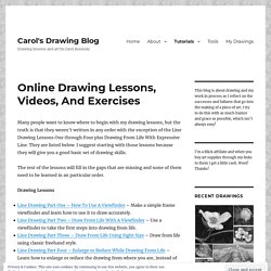 Online Drawing Lessons, Videos, And Exercises